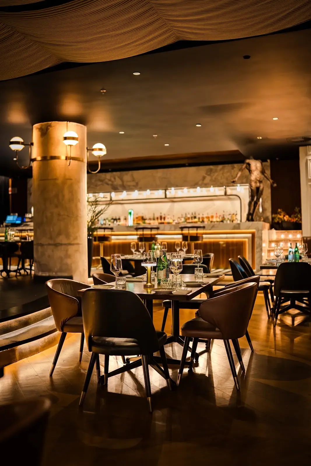 Bar detail at MIRA Sandton