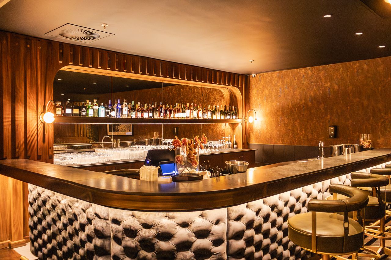 The main bar at MIRA Sandton